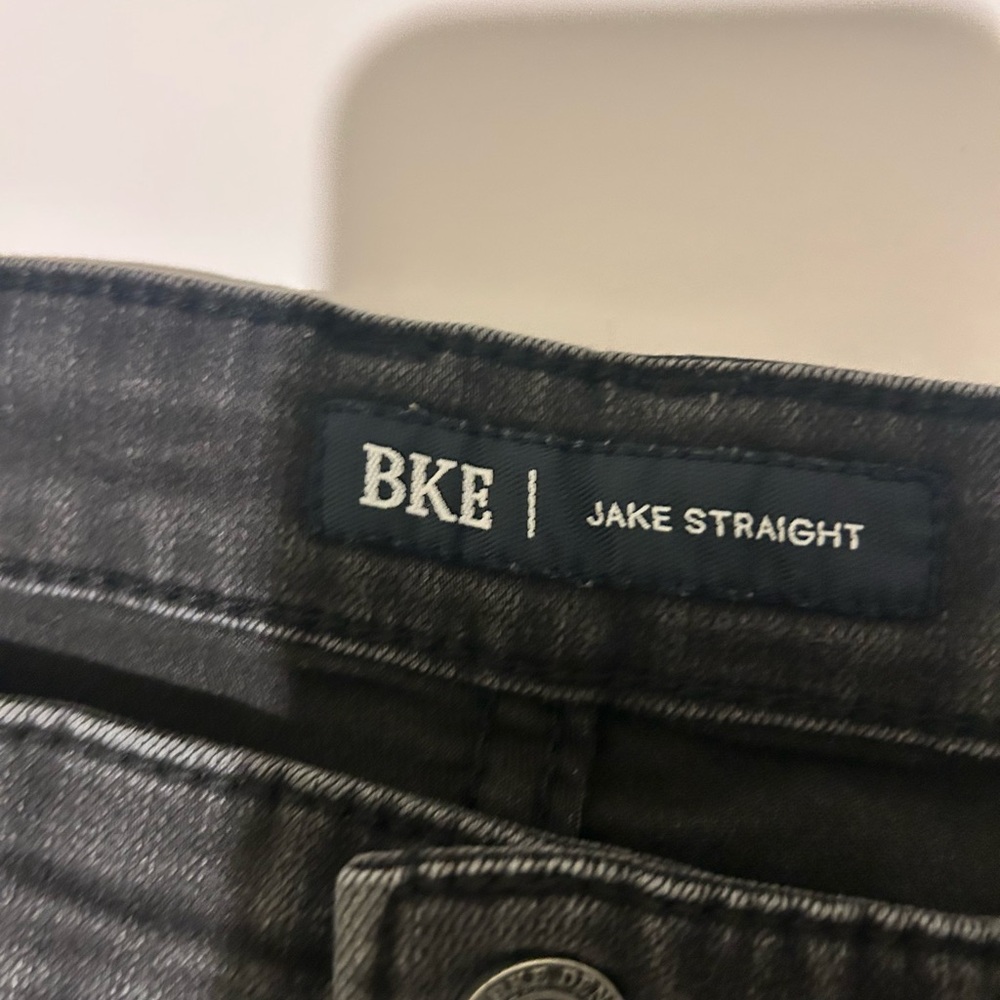BKE Men's Black Jake Straight Jeans - Picture 2 of 8